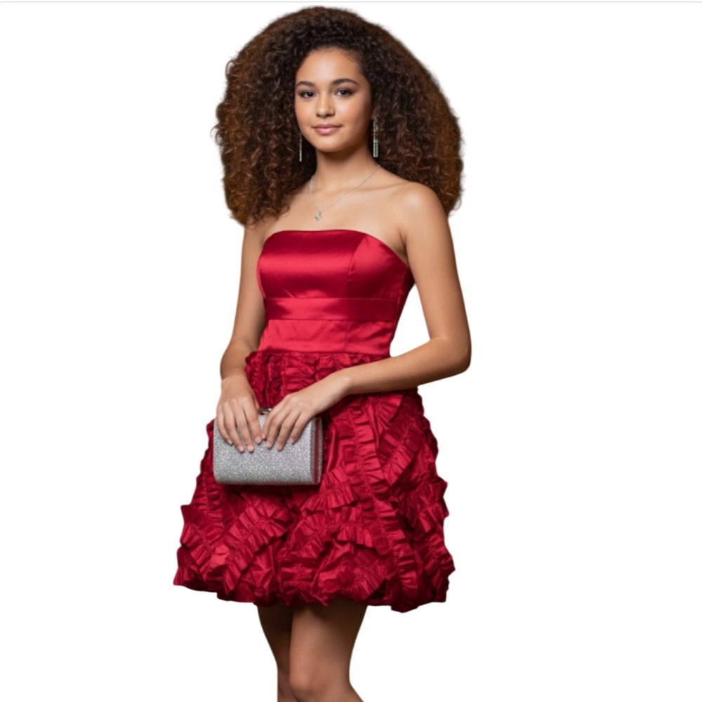 STELLA M'LIA Lipstick Red BETH Dress OSFM